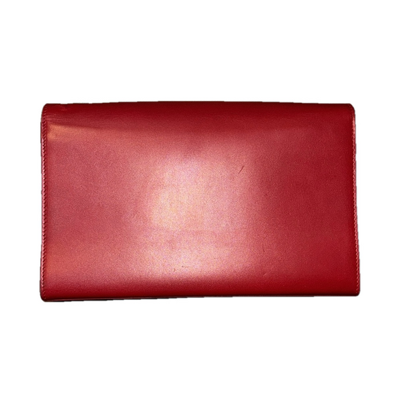 YSL Red Leather Chain Bag - Picture 2 of 10